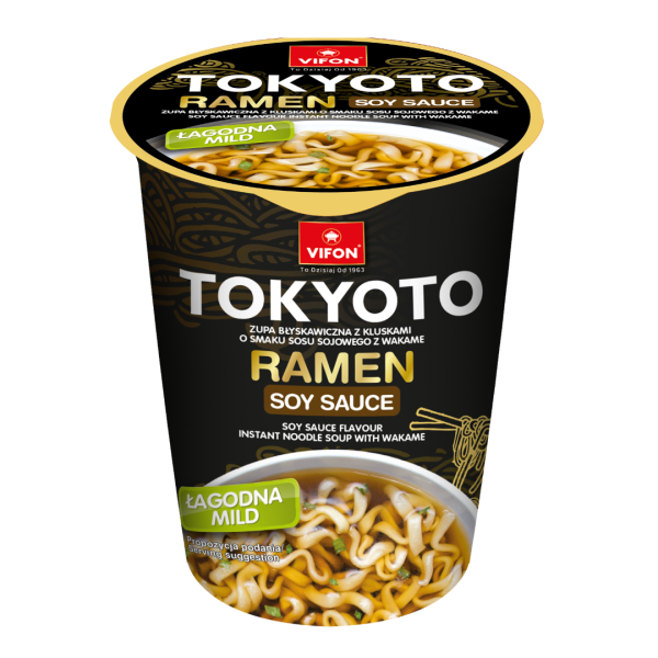 VIFON RAMEN Soy Sauce Instant-Nudelsuppe mit Sojasauce 60 g