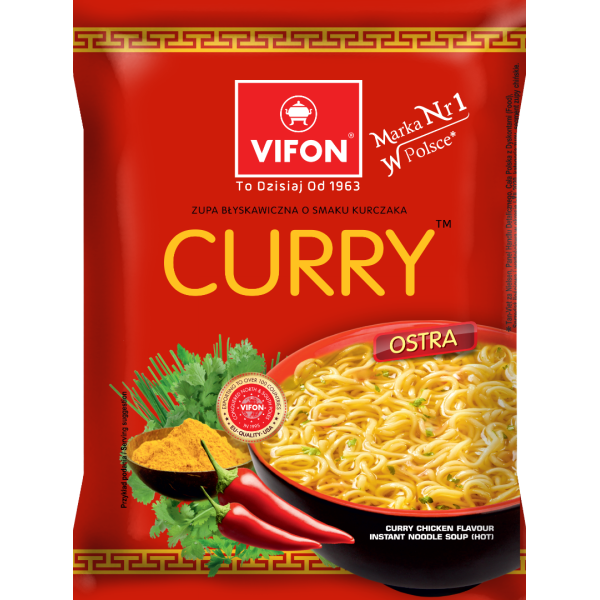VIFON Curry Ostra Instant-Nudelsuppe mit Hähnchengeschmack 70 g