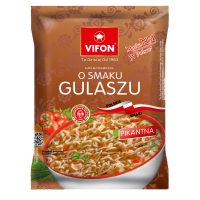 VIFON o smaku Gulaszu Instant-Nudelsuppe mit Gulaschgeschmack pikant 65 g