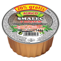 Agrico "Smalec z mięsem" Schweineschmalz 144 g