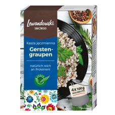 Lewandowski  Gerstengraupen 4x100g in Beuteln 400 g