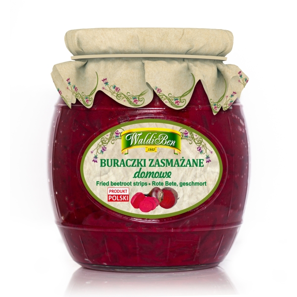 WaldiBen "Buraczki zasmazane" Rote Bete, geschmort 830 g