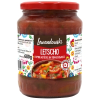 Lewandowski Letscho Paprikastücke in Tomatensauce 680 g