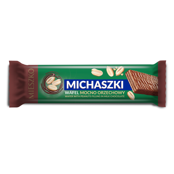 Mieszko Michaszki Orzechowy Waffelriegel mit Erdnusscreme 34 g
