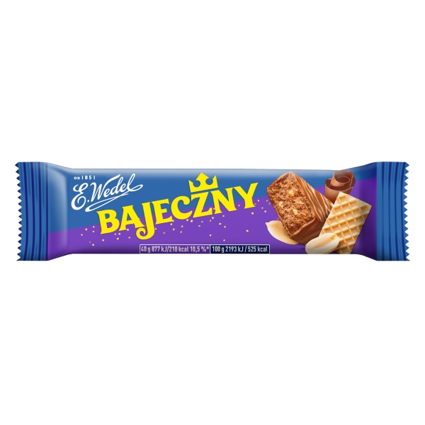 Wedel BAJECZNY Milchschokoladen-Riegel 40 g Wedel BAJECZNY Milchschokoladen-Riegel 40 g