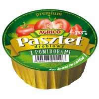Agrico "Pasztet" Geflügel-Brotaufstrich mit Tomate 130 g