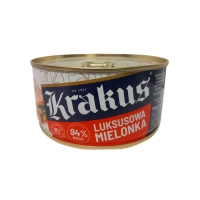 Krakus „Luksusowa mielonka wieprzowa“ Schweinefleisch nach poln. Art 300 g Krakus „Luksusowa mielonka wieprzowa“ Schweinefleisch nach poln. Art 300 g