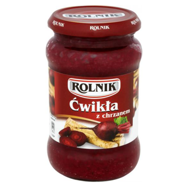 Rolnik Rote Bete mit Meerrettich 350 g Rolnik Rote Bete mit Meerrettich 350 g