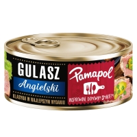 Pamapol "Gulasz angielski" Fleischkonserve 300 g Pamapol "Gulasz angielski" Fleischkonserve 300 g