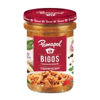 Pamapol "Bigos" Krauteintopf aus gedünstetem Sauerkraut mit Wurst 500 g