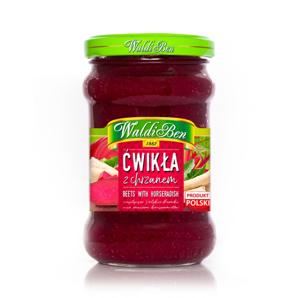 WaldiBen "Cwikla z chrzanem" Rote Bete mit Meerrettich 300 g