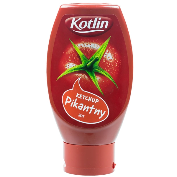 Kotlin "Markowy Ketchup Pikantny Hot 450 g