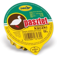 Drop "pasztet kaczki" Brotaufstrich mit Hähnchenleber und Ente 130 g Drop "pasztet kaczki" Brotaufstrich mit Hähnchenleber und Ente 130 g