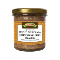 Agrico "Fine Chicken Meat" Hähnchenfleisch in Aspik 300 g Agrico "Fine Chicken Meat" Hähnchenfleisch in Aspik 300 g