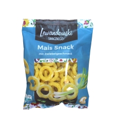 Lewandowski Maissnack mit grünen Zwiebelgeschmack 70 g Lewandowski Maissnack mit grünen Zwiebelgeschmack 70 g
