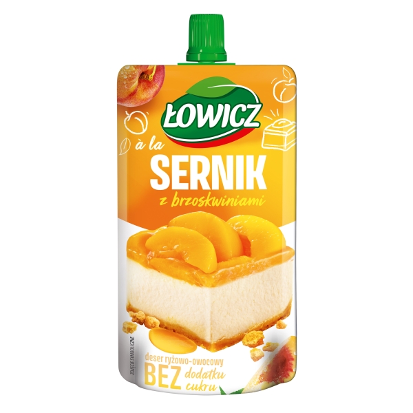 Lowicz Sernik Deser - Reis-Frucht-Dessert mit Käsekuchengeschmack 100 g