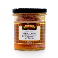 Agrico "Wieprzowina" Schweinefleisch im Glas 300 g