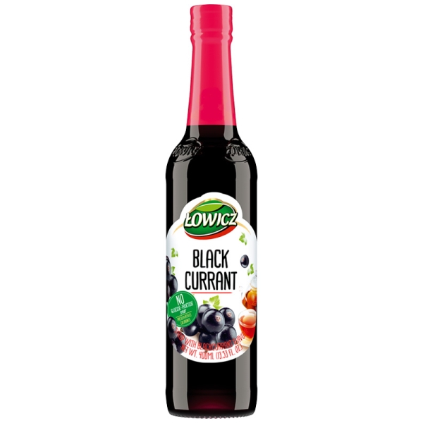 Lowicz schwarzer Johannisbeersirup 400 ml