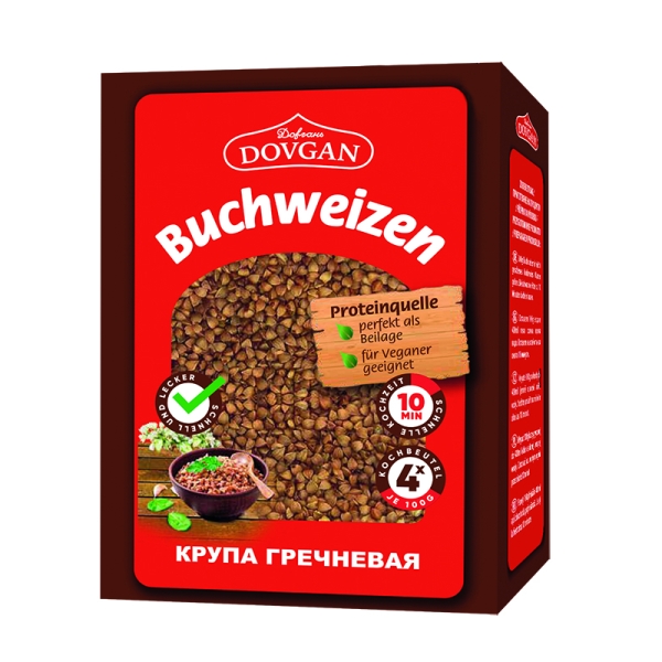 DOVGAN Buchweizen in Kochbeutel portioniert 4x100g 400 g