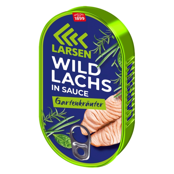 LARSEN Pazifischer Wildlachsfilets Gartenkräuter 200 g LARSEN Pazifischer Wildlachsfilets Gartenkräuter 200 g