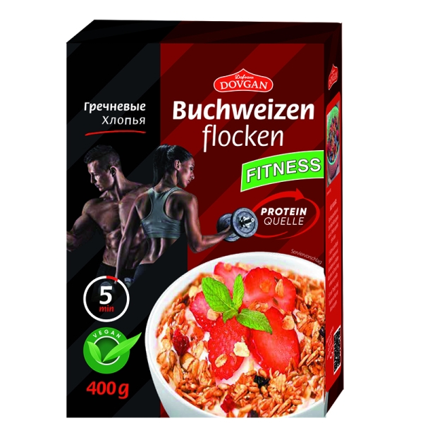 DOVGAN Buchweizenflocken 400 g