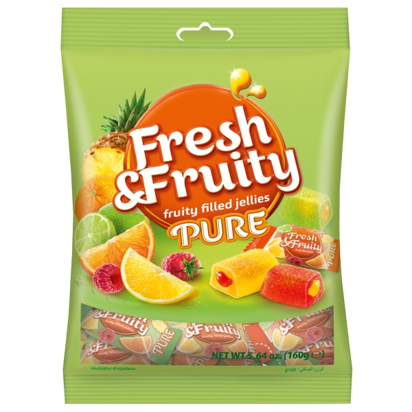 Wawel FRESH & FRUITY PURE Geleebonbons 160 g