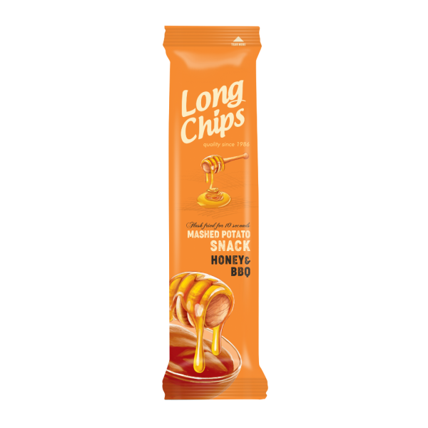Long Chips Honey & BBQ Kartoffelsnack 75 g