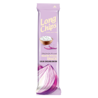 Long Chips Sour Cream & Onion Kartoffelsnack 75 g