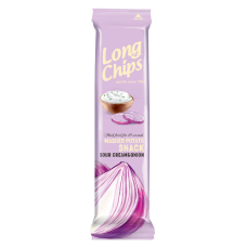 Long Chips Sour Cream & Onion Kartoffelsnack 75 g Long Chips Sour Cream & Onion Kartoffelsnack 75 g