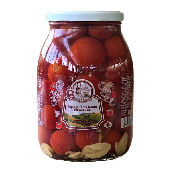 Sojus Eingelegte Cherry Tomaten mit Knoblauch 530 g